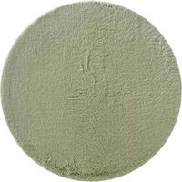 Kunstfell Caroline 5 Salbeigrün Ø ca. 120cm - Salbeigrün/Hellgrün, MODERN, Textil (120cm) - Mömax