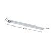 DOWNLIGHT UNTI - silver/grå, Modern, metall/plast (46/4/1cm) - Mömax