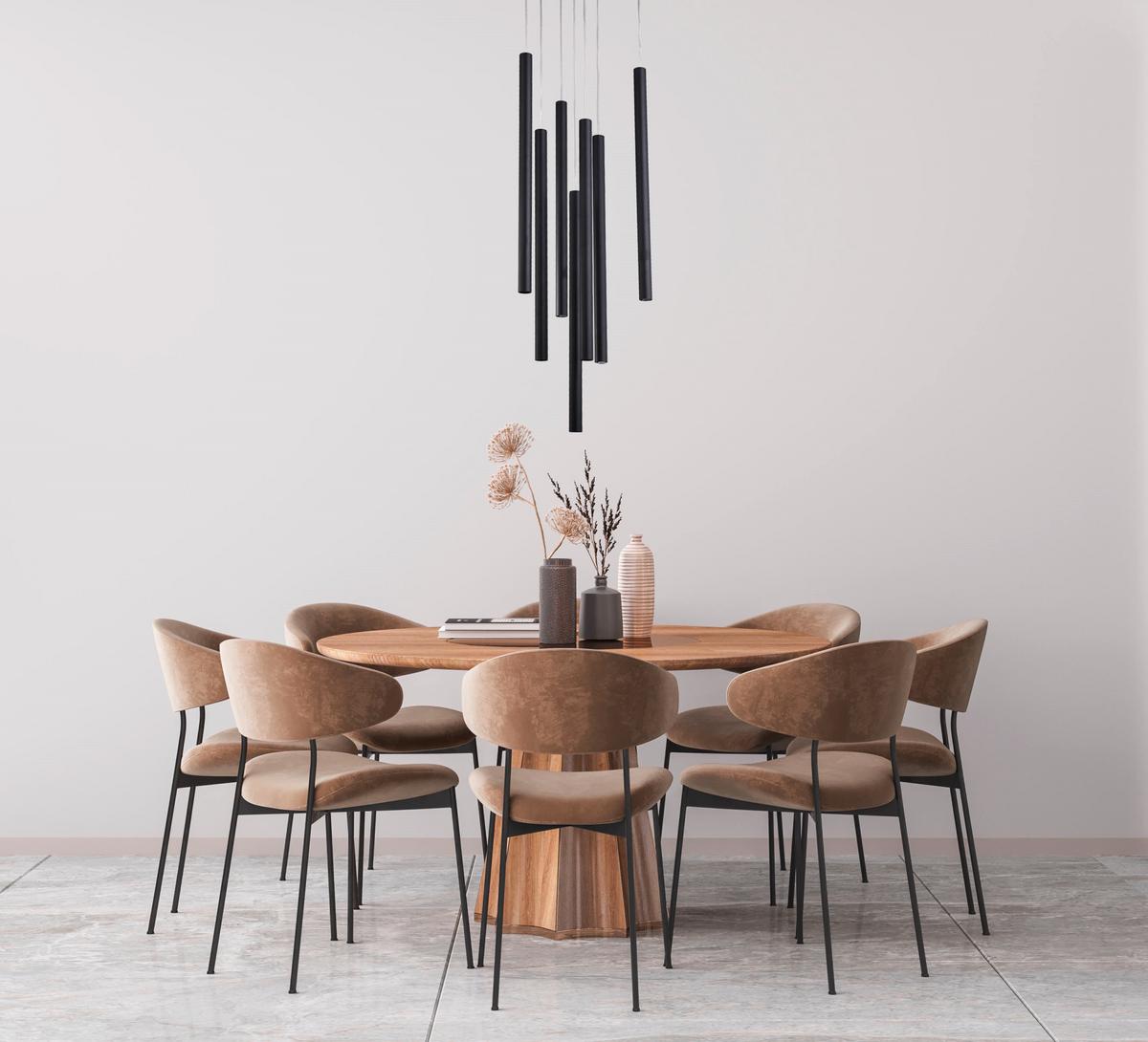 Hängeleuchte Lp-894/7p Bk Lungo 7 - Design (30/150cm)