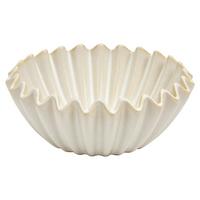 Dekoschale Weiß Keramik - Weiß, Basics, Keramik (19,7/8/19,7cm)