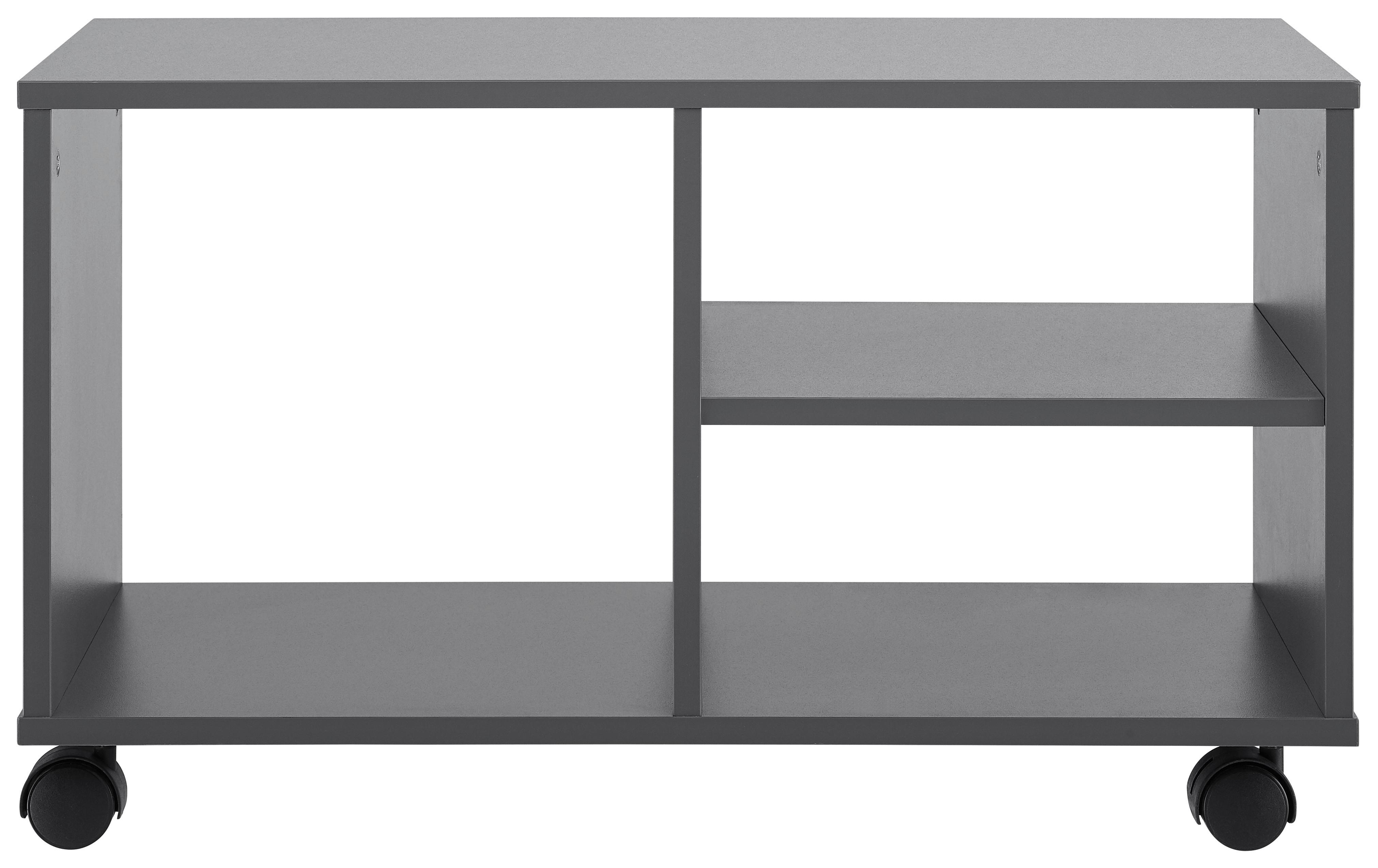 Médiaállvány Görgős Antracit Flip Ii - antracit, Modern, műanyag/faalapú anyag (75/44/35cm) - Best Price