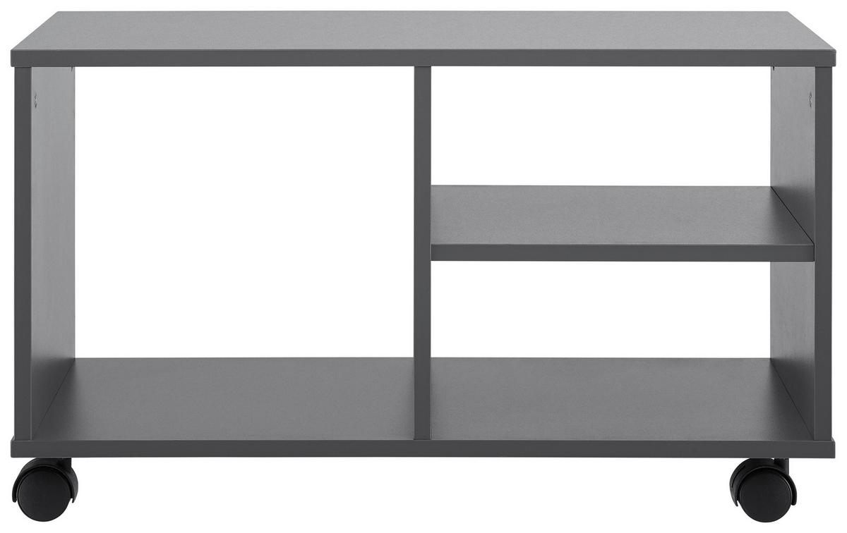 Médiaállvány Görgős Antracit Flip Ii - antracit, Modern, műanyag/faalapú anyag (75/44/35cm) - Best Price