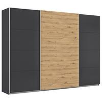 DULAP USI CULISANTE FELDKIRCH - stejar Artisan/antracit, Modern, material pe bază de lemn (315/229/62cm)