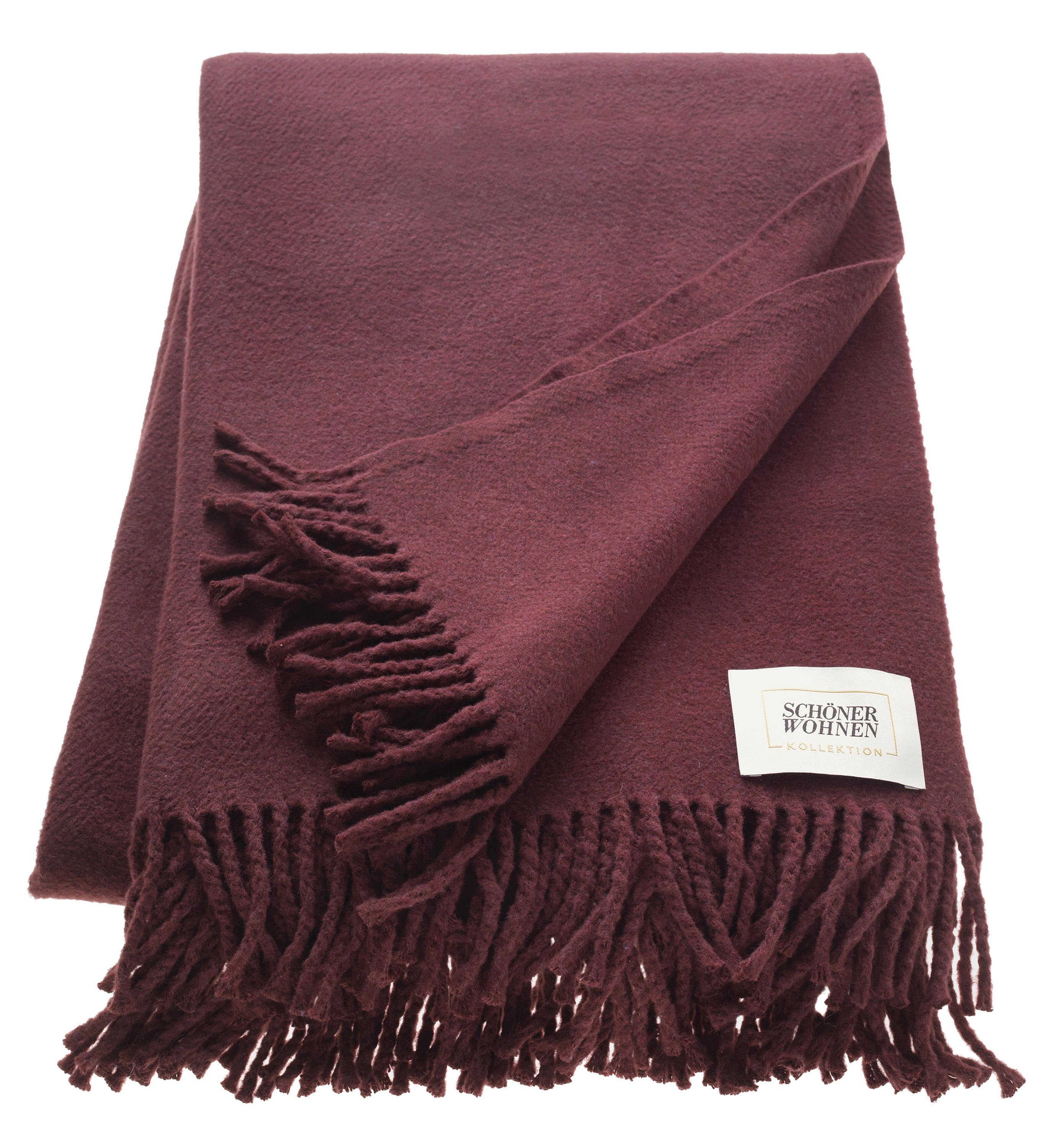 PLED SW-BASICS - śliwka, Basics, tkanina (140/200cm) - Schöner Wohnen