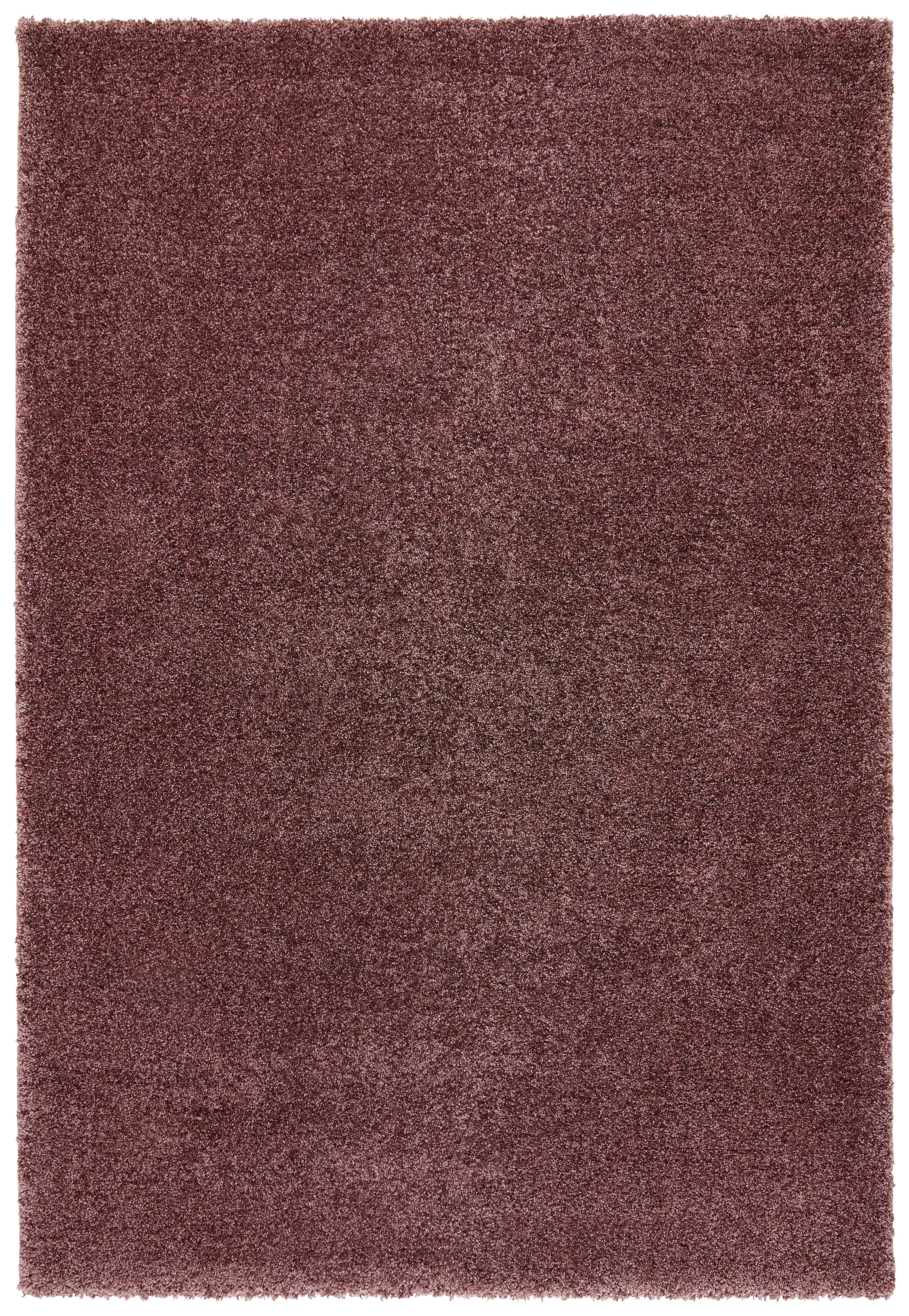 Webteppich Rubin ca. 120x170cm - Aubergine, ROMANTIK / LANDHAUS, Kunststoff (120/170cm) - Modern Living