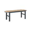 TRÄDGÅRDSBÄNK MARLO - akaciefärgad, Modern, metall/trä (126/47/40cm) - Bessagi Garden