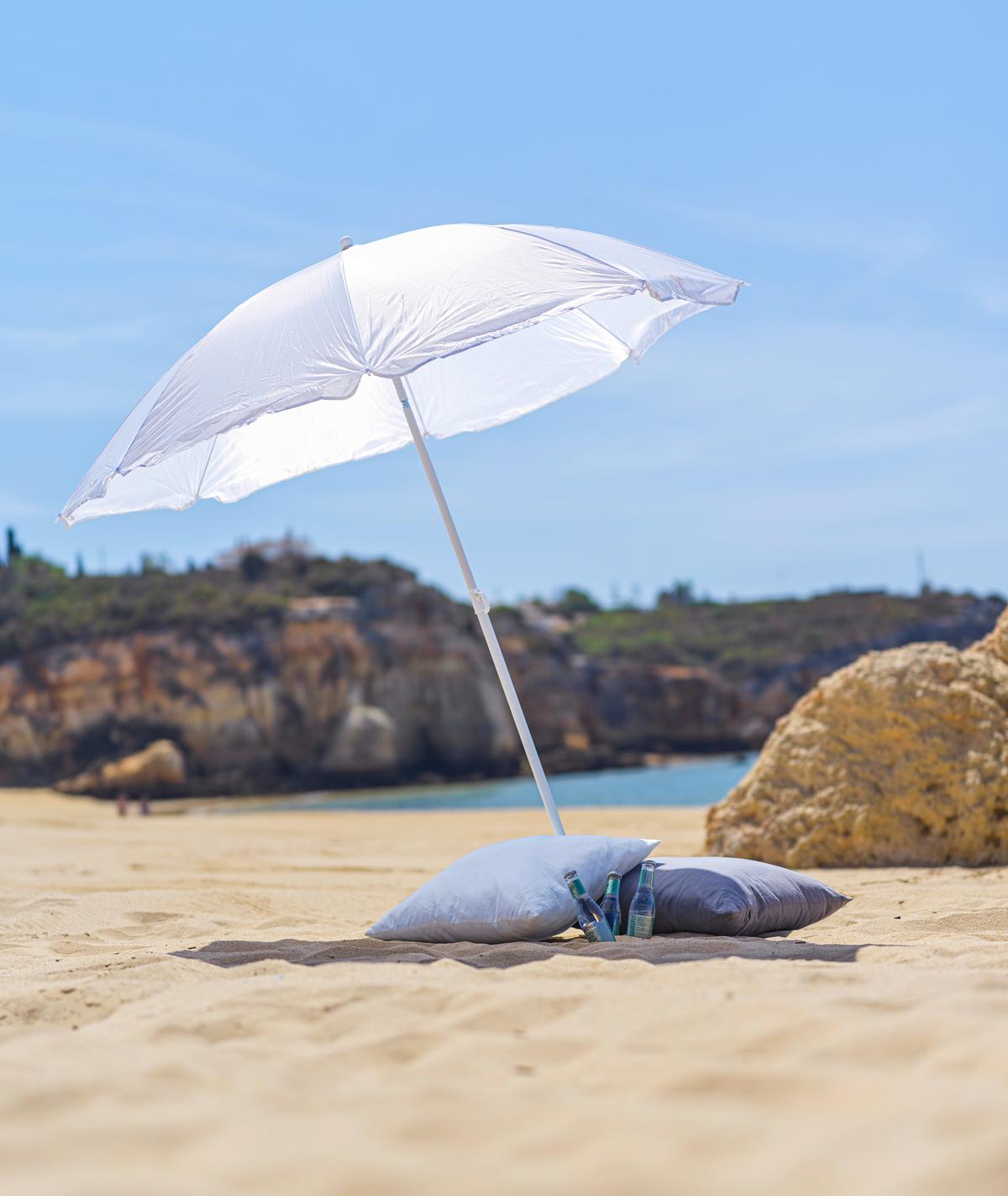 Napernyő Lecci - fehér, műanyag/textil (180/190cm) - Mömax