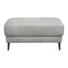 Hocker Cora in Grau - Grau, Modern, Textil/Metall (92/46/60cm) - Mömax