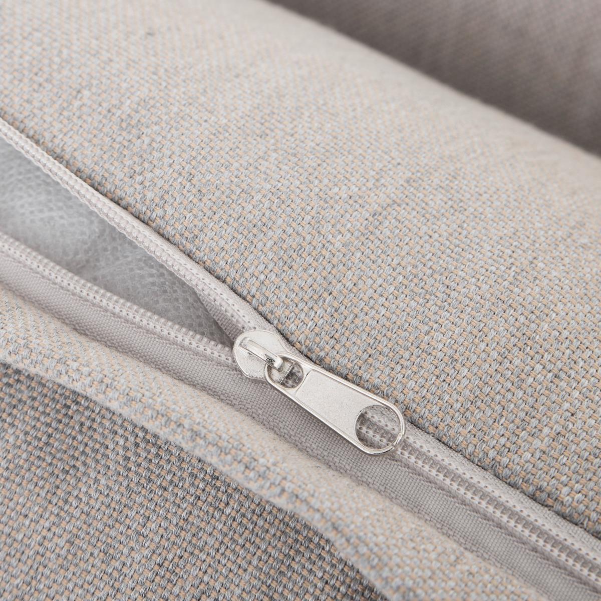 KOMPLET STOŁOWY NA TARAS ELISAVETA - kremowy/jasnobrązowy, Modern, tworzywo sztuczne/metal (254/69/215cm) - Bessagi Garden