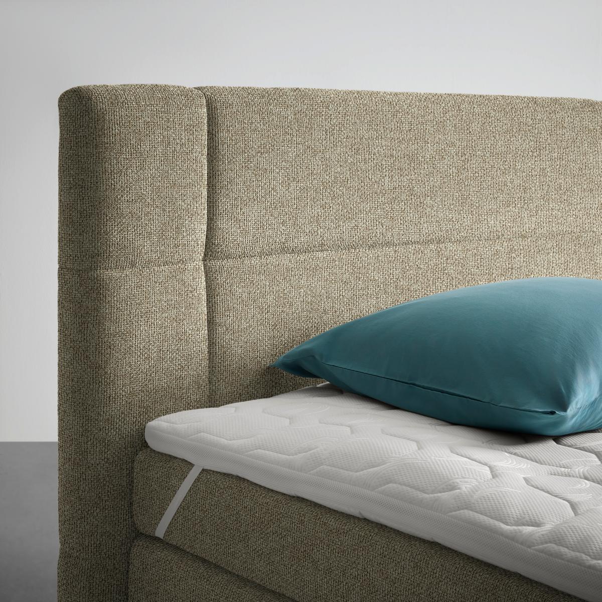 Boxspring Krevet Palace - taupe, Konvencionalno, tekstil/plastika (160/200cm) - Premium Living