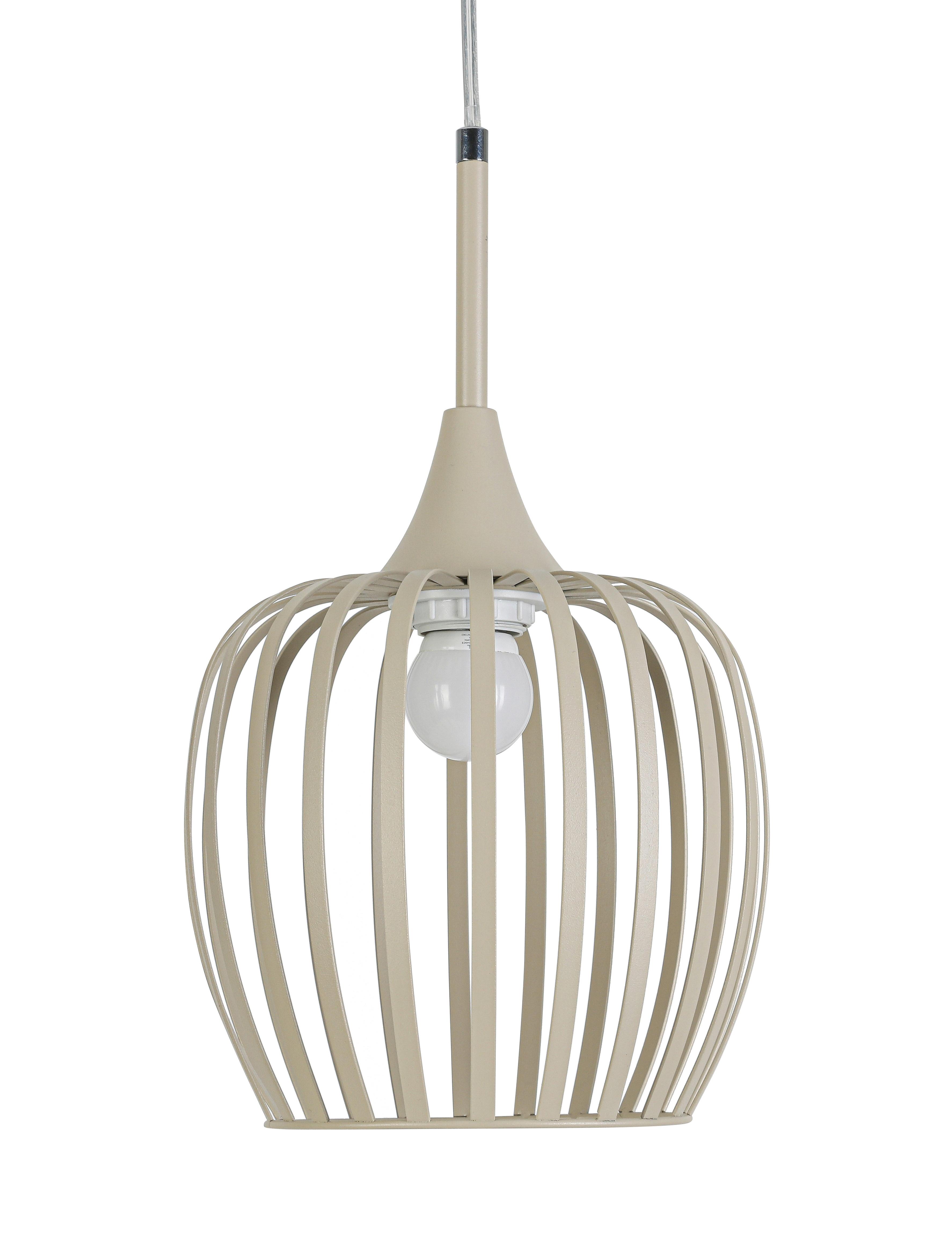 HÄNGLAMPA MARTIN - sandfärgad, Modern, metall/plast (90/21/150cm) - Mömax