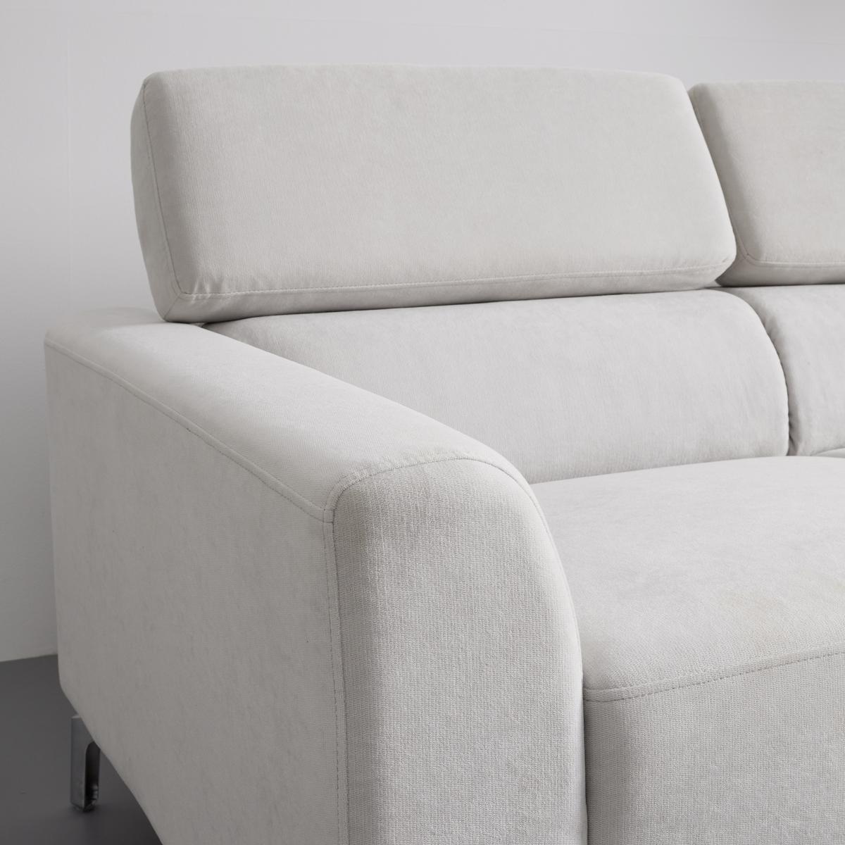 Sarokkanapé Filou - világosszürke, Modern, textil/fa (211/82/146cm) - Bessagi Home