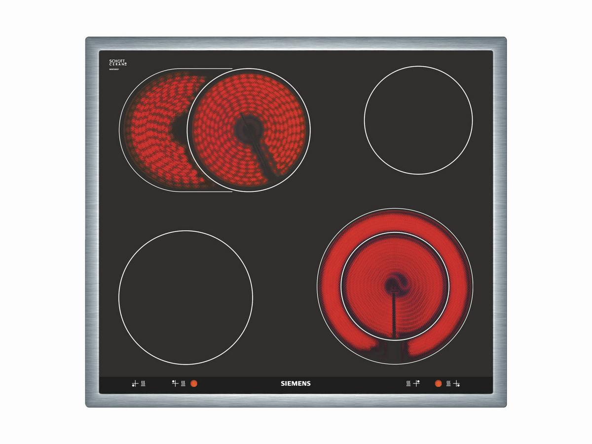 Glaskeramikkochfeld EA645GN17 - KONVENTIONELL, Glas/Metall (58,3/4,3/51,3cm) - Siemens