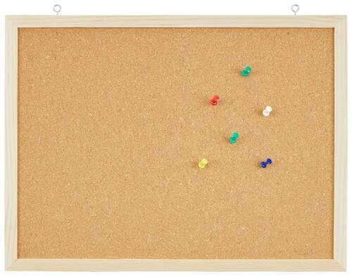 Oglasna Deska Cork -Ext-, Pluta, 40 X 30 Cm - naravne barve, leseni material/les (40/30cm) - Modern Living