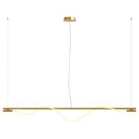 Pendelleuchte Tau Goldfarben max. 21 Watt - Goldfarben, Basics, Kunststoff/Metall (18/150/180cm) - MAYTONI