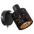 Strahler Troy max. 8 Watt - Textil/Metall (8/12cm)