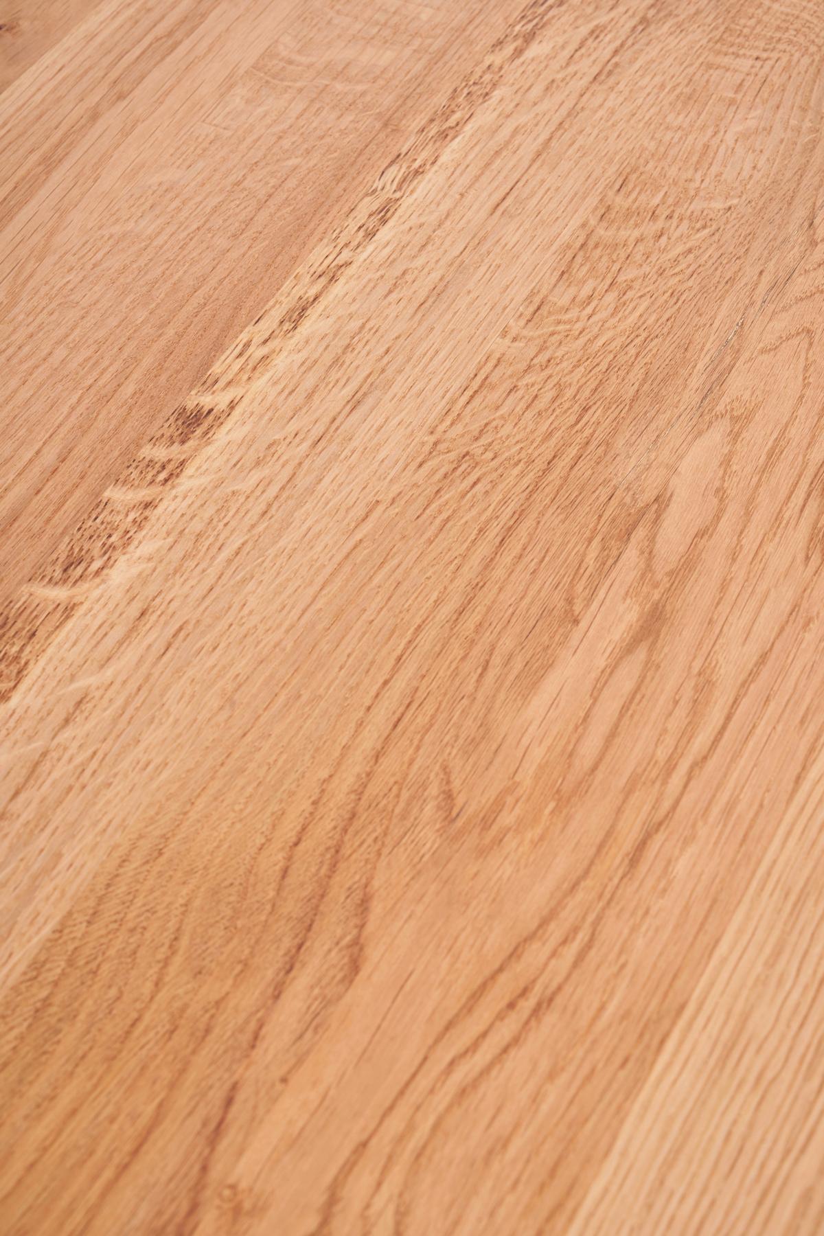 Couchtisch B152415 Jonas - Eichefarben/Schwarz, Natur, Holz/Metall (110/44/60cm) - Globo