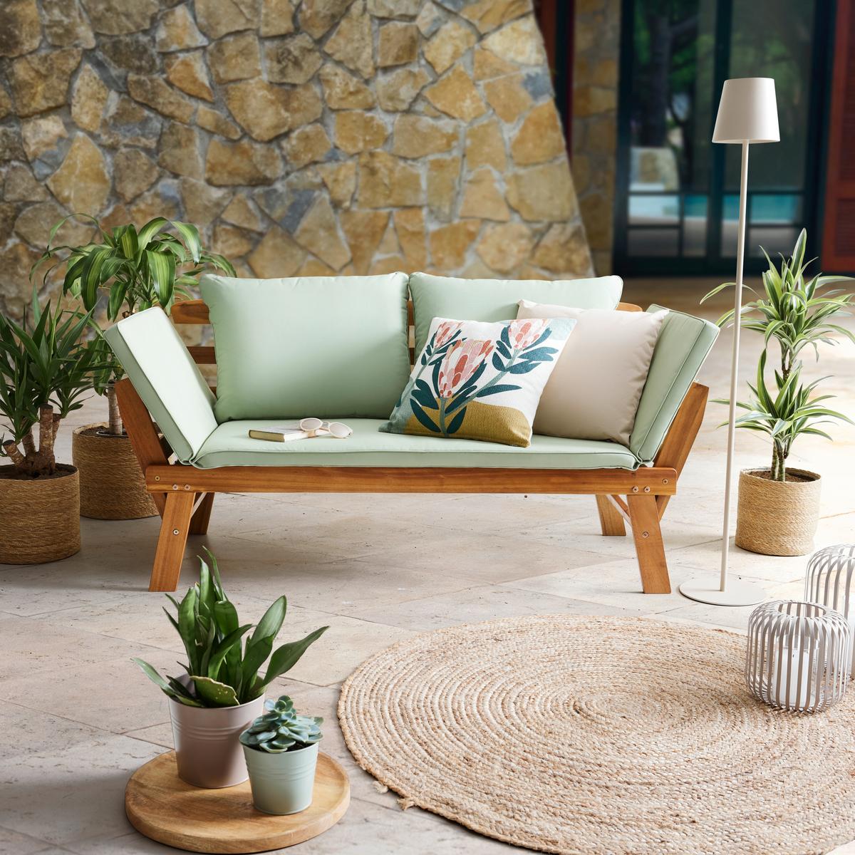 Kerti Pad Mallorca - natúr, Natur, fa/hullámkarton (192/69/72cm) - Mömax