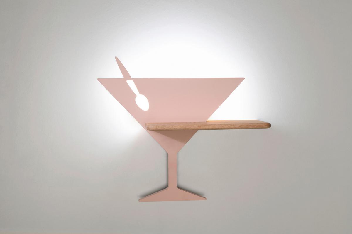 Led Svjetiljka Zidna 21-03553 Piccolo - ružičasta, Basics, drvni materijal/drvo (37.5/12/33cm)