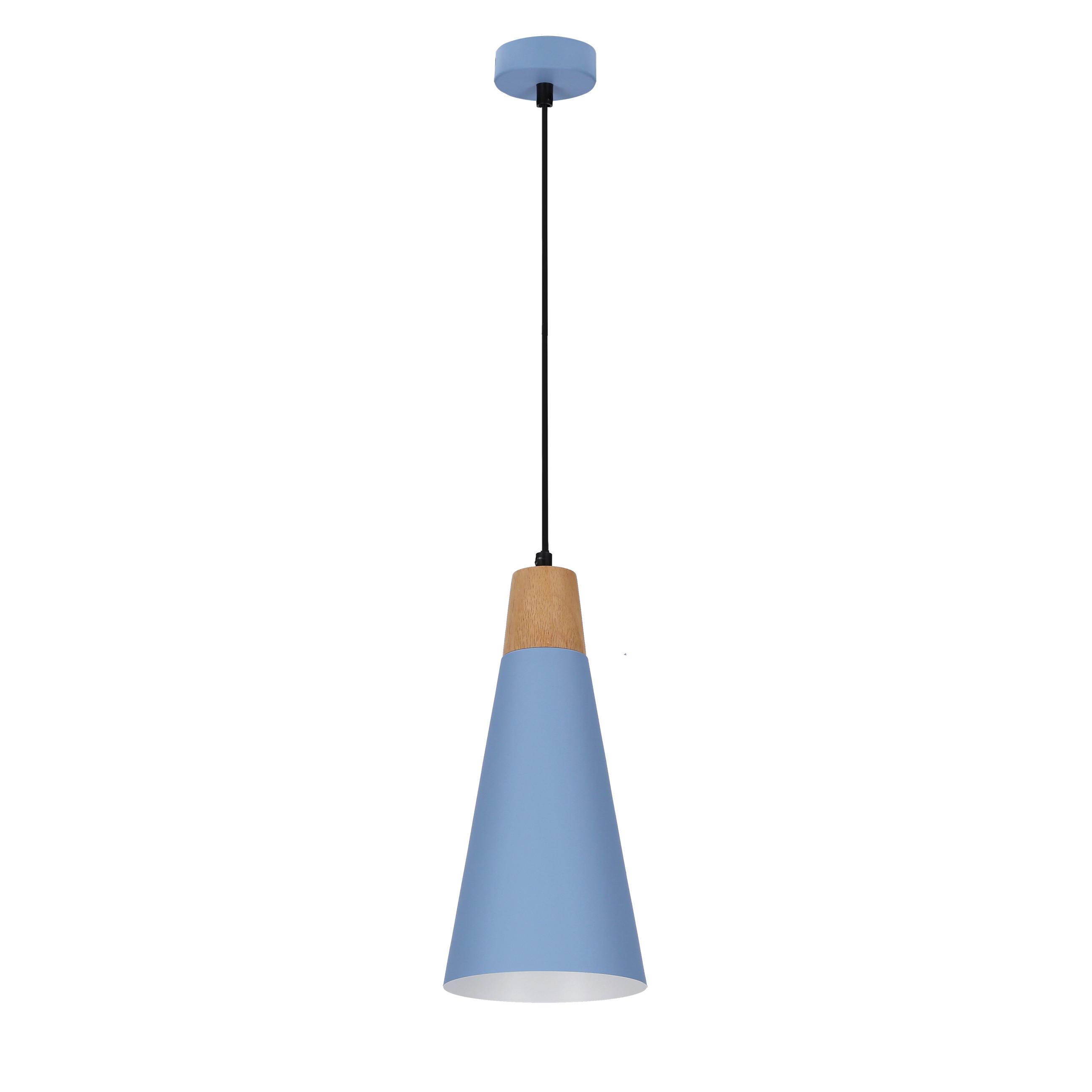 Viseća Svjetiljka Faro - crna/svijetlo plava, Trend, metal (15/15/90cm)