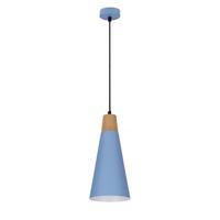 Viseća Svjetiljka Faro - crna/svijetlo plava, Trend, metal (15/15/90cm)