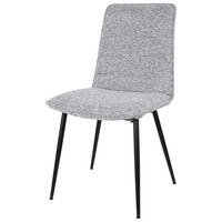 Scaun PERLA GIGA-S - negru/gri, Modern, lemn/metal (47/91/61cm)