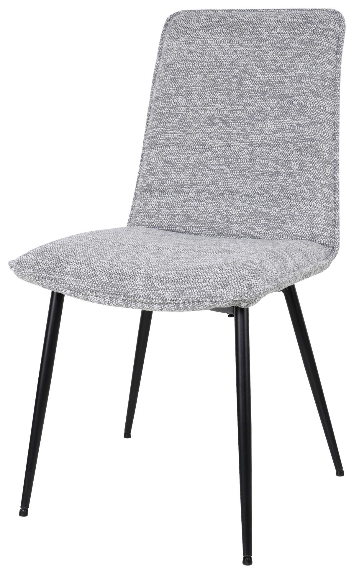 Scaun PERLA GIGA-S - negru/gri, Modern, lemn/metal (47/91/61cm)