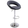 Taburete De Bar Scott - culoare crom/gri, Modern, plastic/lemn (56/82-103/50cm) Taburete De Bar Scott - culoare crom/gri, Modern, plastic/lemn (56/82-103/50cm)