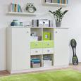 Stenska Polica Sunny - bela, Moderno, les (80/9/24cm) - Premium Living Stenska Polica Sunny - bela, Moderno, les (80/9/24cm) - Premium Living
