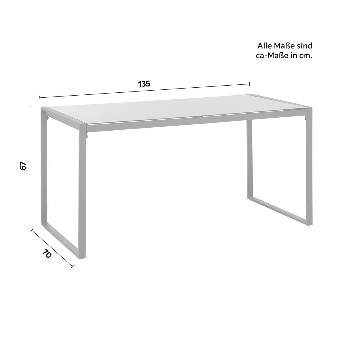 Loungegarnitur-Set Louisiana Anthrazit - Anthrazit/Schwarz, Modern, Glas/Textil (179/66/69cm) - Mömax
