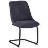 Stuhl Nova Grau - Schwarz/Grau, MODERN, Textil/Metall (51/86/59cm) - Premium Living