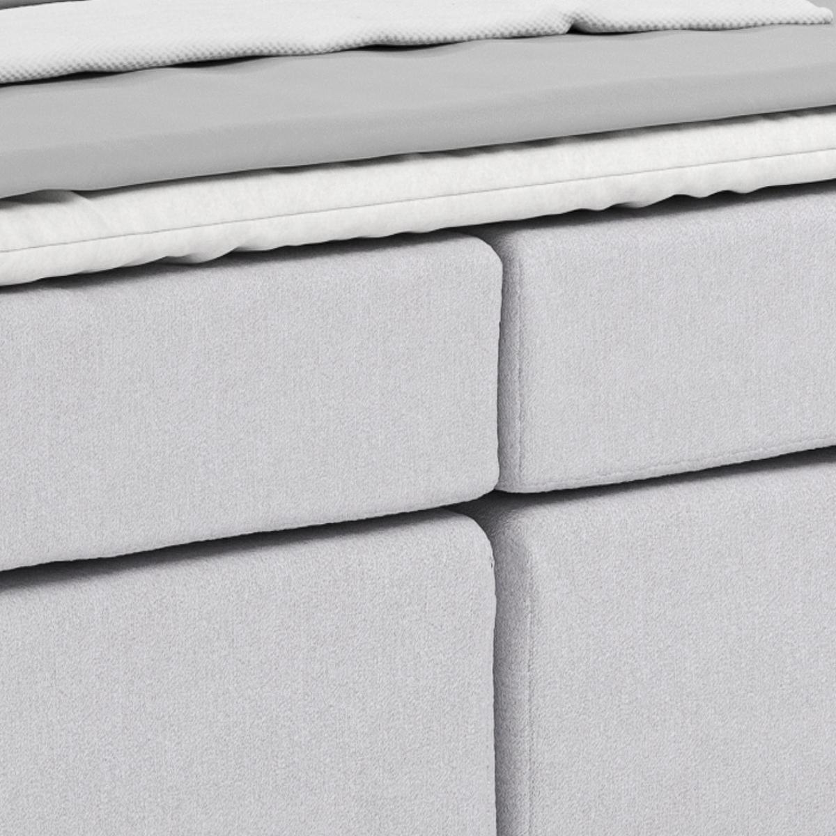Boxspring Krevet Nero - boje kroma/boje šampanjca, Konvencionalno, tekstil/metal (160/200cm) - Best Price