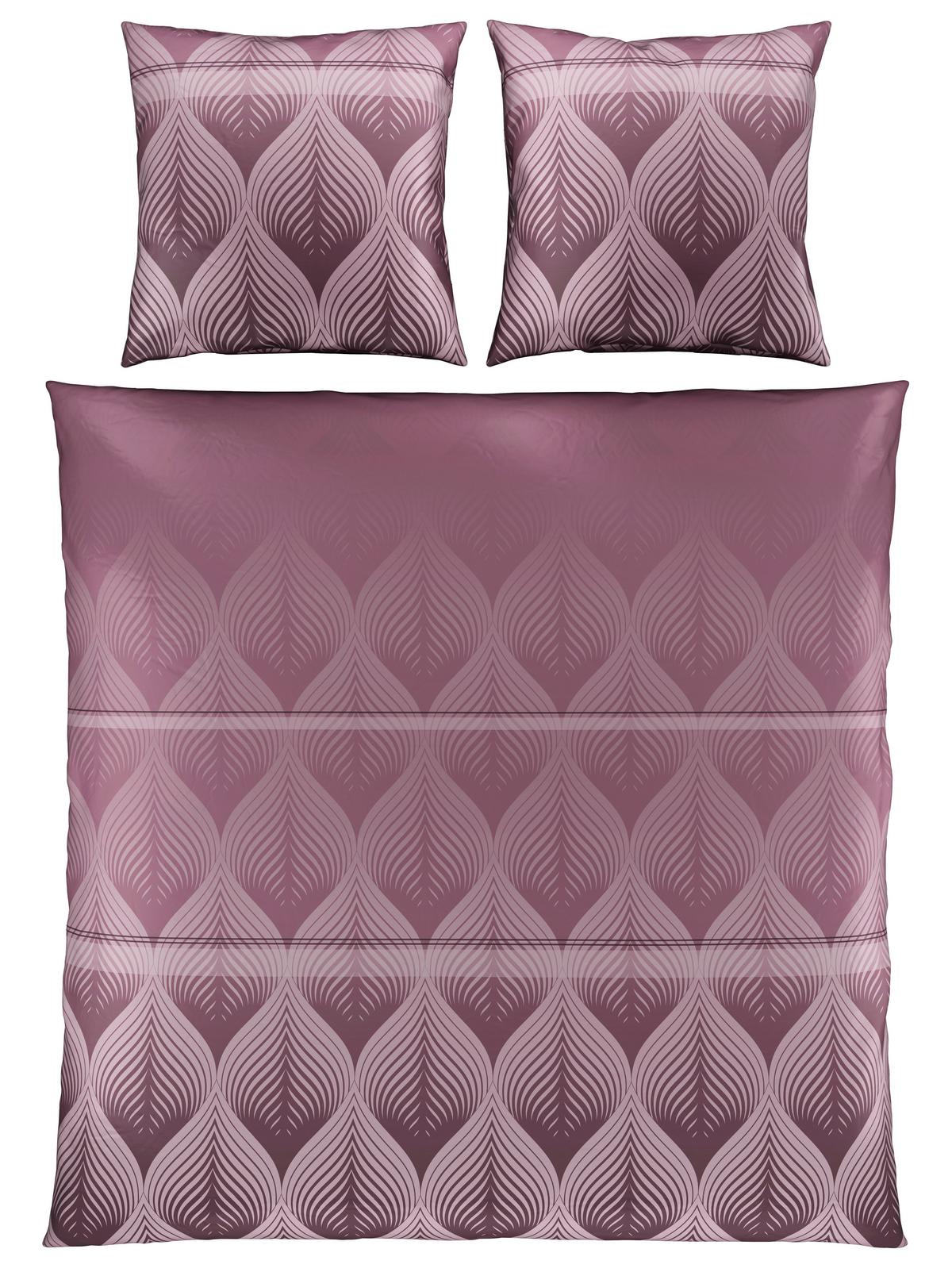 Bettwäsche Domps XXL Mauve ca. 200x200cm - Mauve, MODERN, Textil (200/200cm) - Modern Living