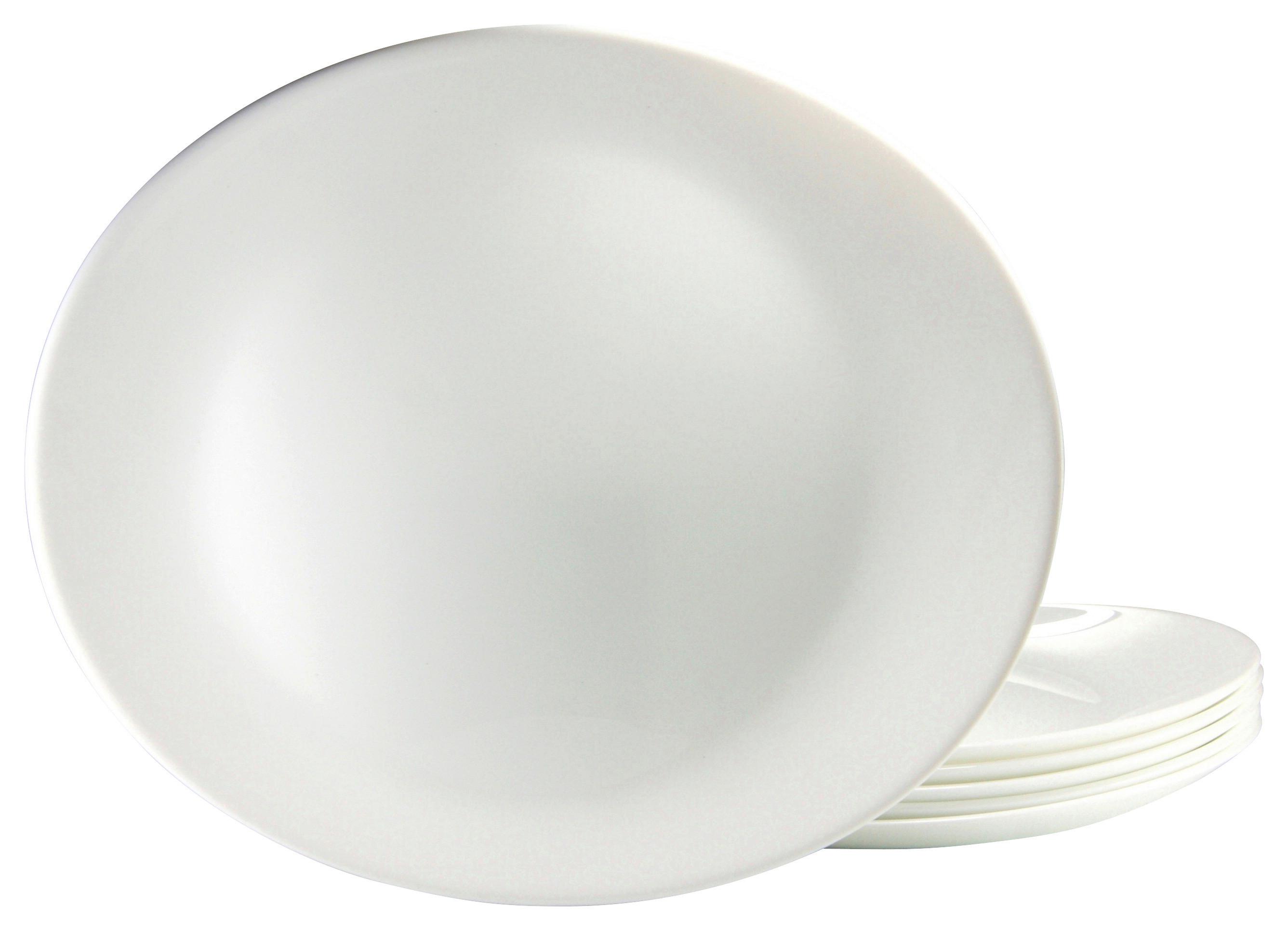 Set Krožnikov Za Zrezke Italien Party, 6-Delni - bela, Basics, steklo (30cm) - Creatable