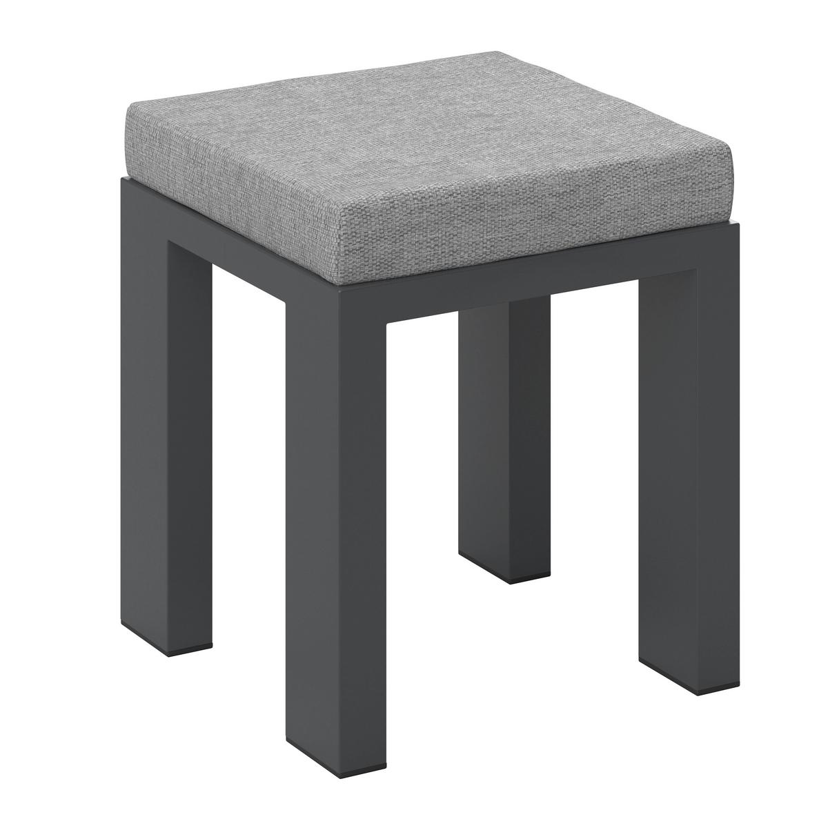 Garnitură grădină Melina - gri deschis/gri închis, Modern, lemn/metal (272/79/84cm) - Bessagi Garden