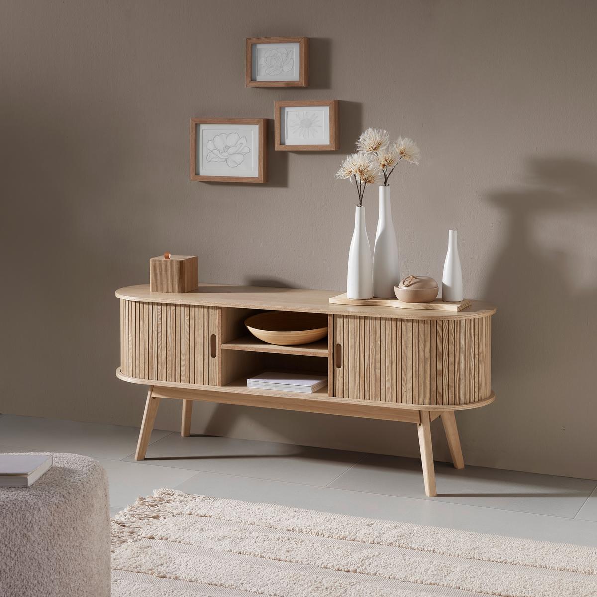 Lowboard Skandy Naturfarben - Naturfarben, MODERN, Holz/Holzwerkstoff (120/50/35cm) - Premium Living