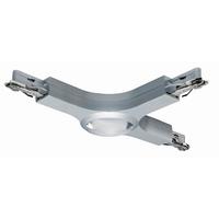 Schienensystem-Verbinder LED T-Connector max. 5,8 Watt - Chromfarben, Design, Metall (22,4/27/14,1cm) - Paulmann