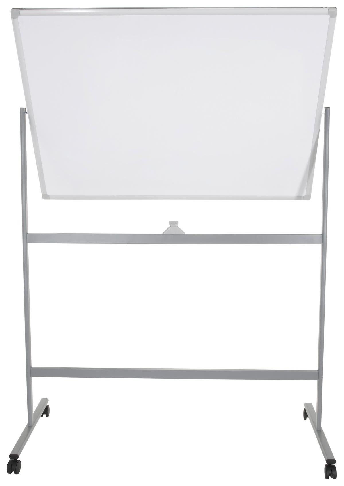 Bela Tabla Multiboard I - srebrne barve/bela, Basics, kovina (128/187/54cm) - MID.YOU