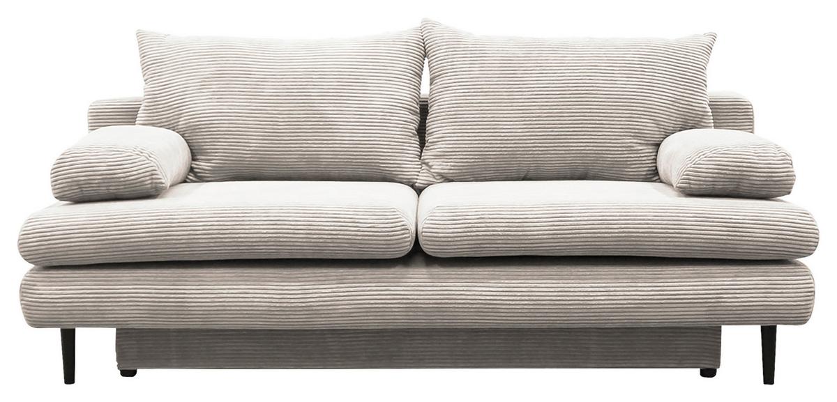 Canapea extensibila FIORE - bej, Design, textil (202/85/99cm) - Modern Living