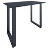 BARTISCH XONA B 140X80 - Anthrazit/Schwarz, Konventionell, Holzwerkstoff/Metall (140/80/102cm)