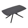 SOFFBORD BLACKY - svart, Modern, metall/glas (110/60/45cm) - Mömax