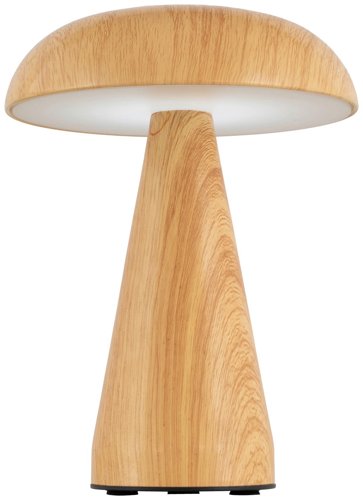 LAMPA STOŁOWA SINDY - kolor naturalny, Trend, tworzywo sztuczne/metal (15,5/21cm) - Novel