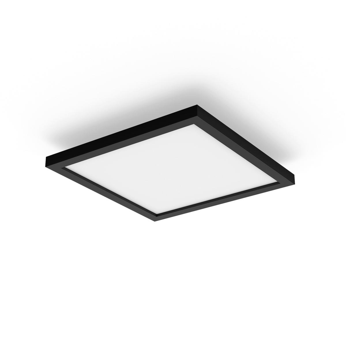 LAMPA SUFITOWA LED 32905800 AURELLE HUE SQ S - czarny, Basics, metal (30/30/4,8cm) - Philips HUE