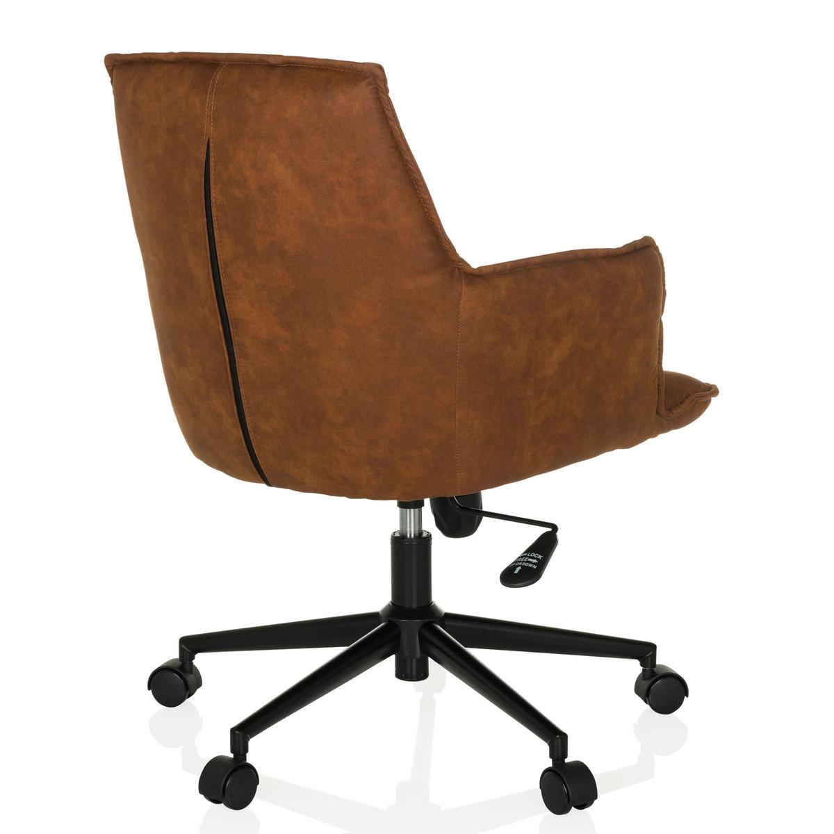 Drehstuhl Solao Life Braun - Schwarz/Braun, MODERN, Kunststoff/Textil (54/85/70cm) - MID.YOU