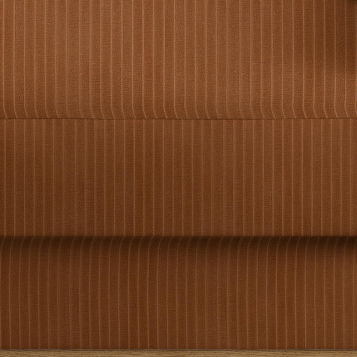 Wohnlandschaft Romeo Rostfarben - Rostfarben/Schwarz, KONVENTIONELL, Textil/Metall (167/87/234cm) - Zandiara