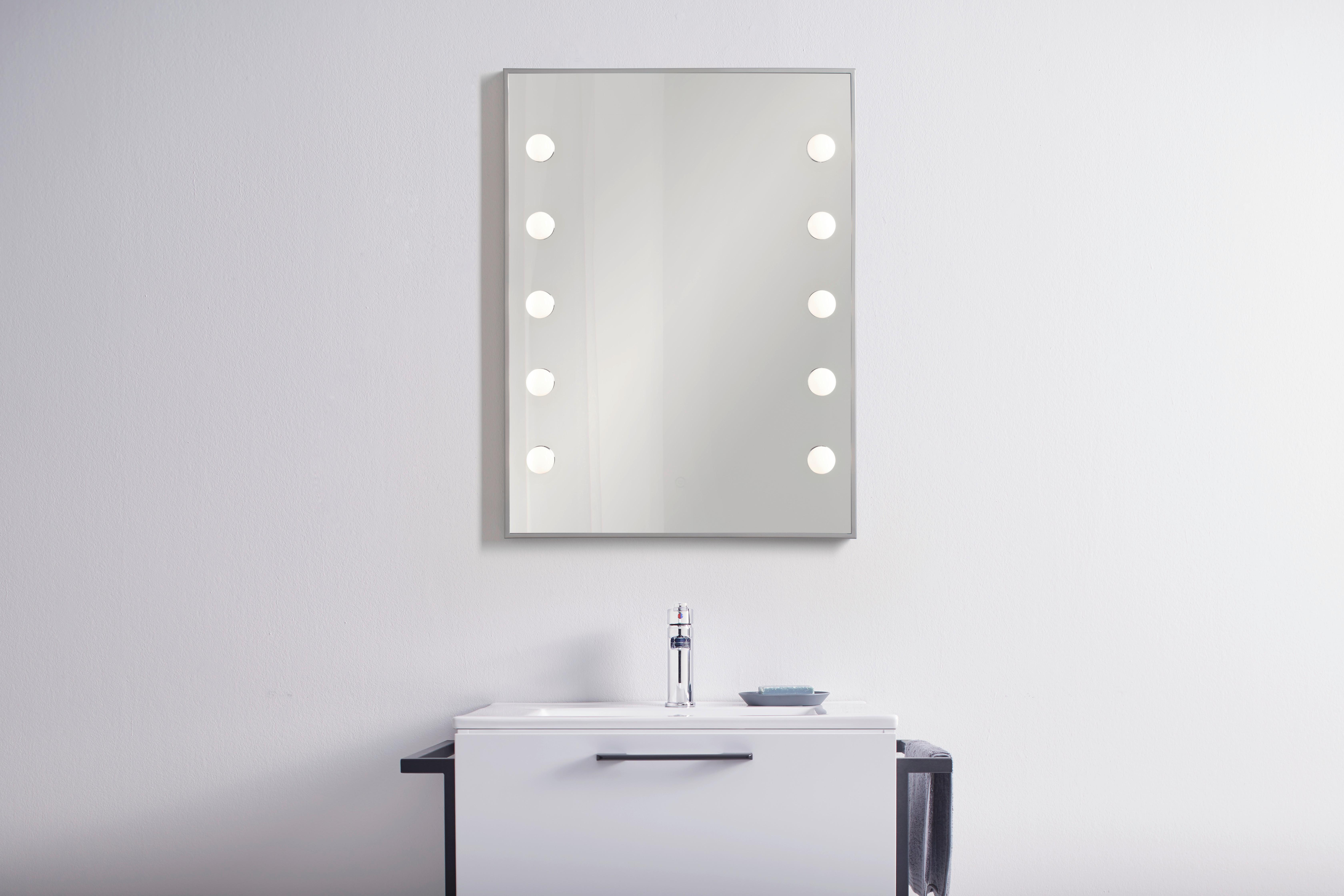 Leuchtspiegel inkl. LED-Beleuchtung - Modern, Glas (60/80cm) - Mömax