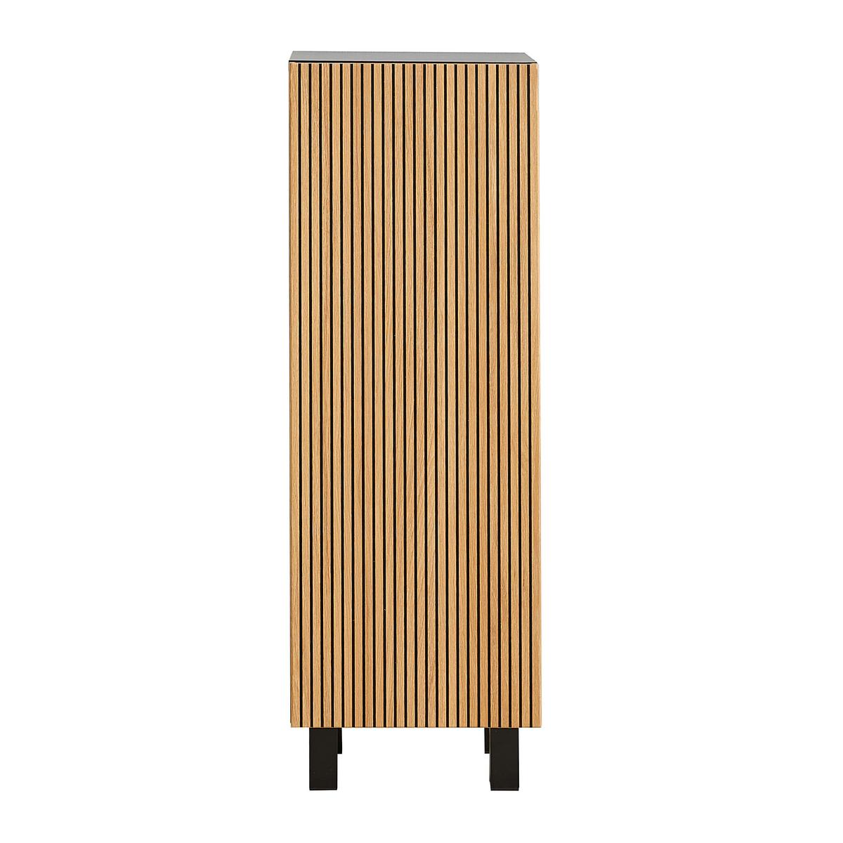 Unterschrank Venezia in Schwarz/Eichefarben - Eichefarben/Schwarz, Lifestyle, Holzwerkstoff (35/103/32cm) - Mömax