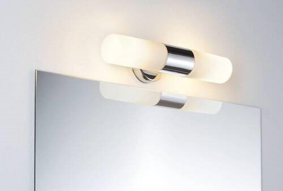 Wandleuchte Lenia in Chromfarben max. 2x20 Watt - Chromfarben, Basics, Glas/Metall (33/8/10,5cm) - Paulmann