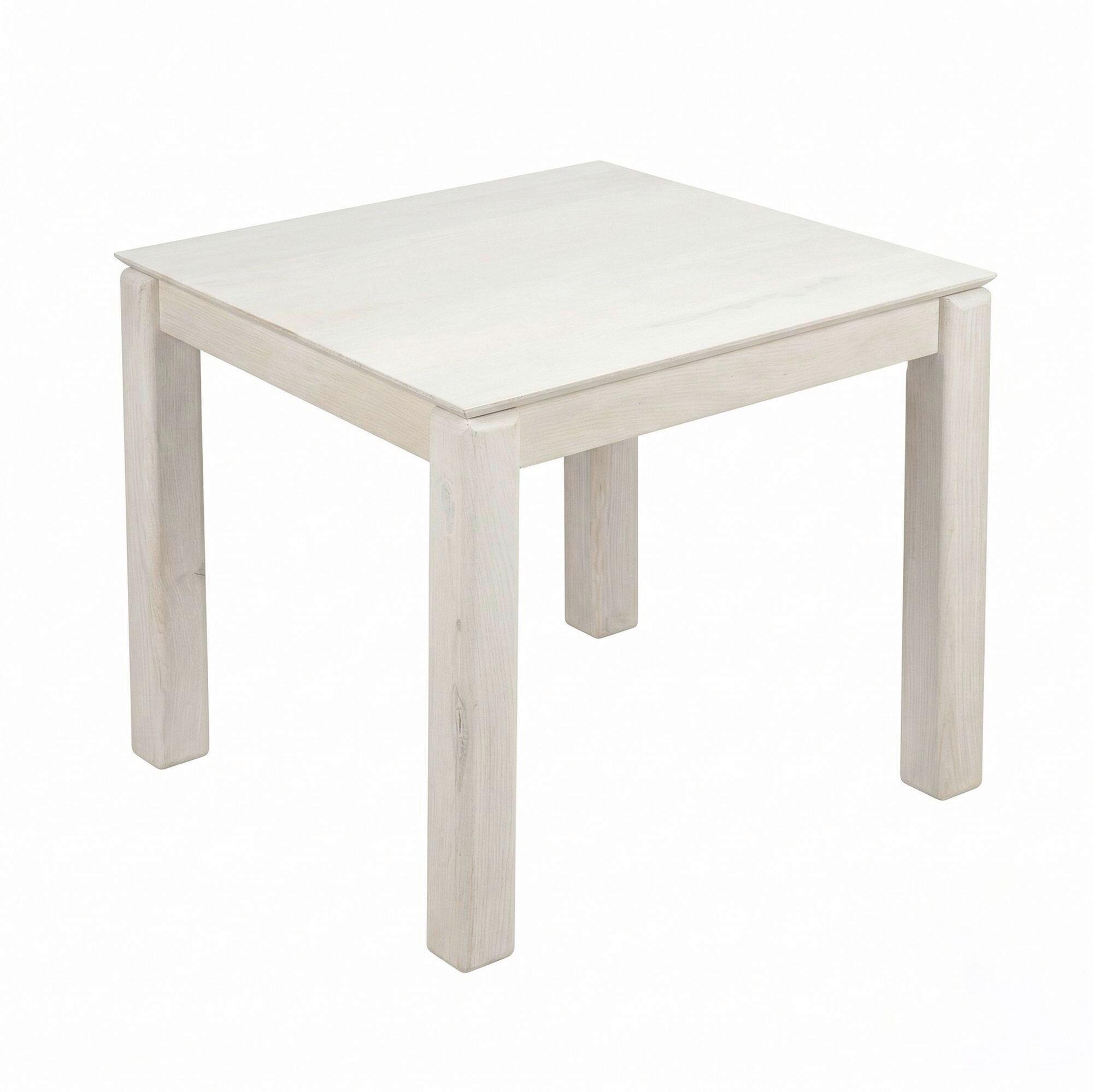 Esstisch Wl7.489 - Weiss, Design, Holz (80/75/80cm) - Livetastic