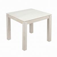 Esstisch Wl7.489 - Weiss, Design, Holz (80/75/80cm) - Livetastic
